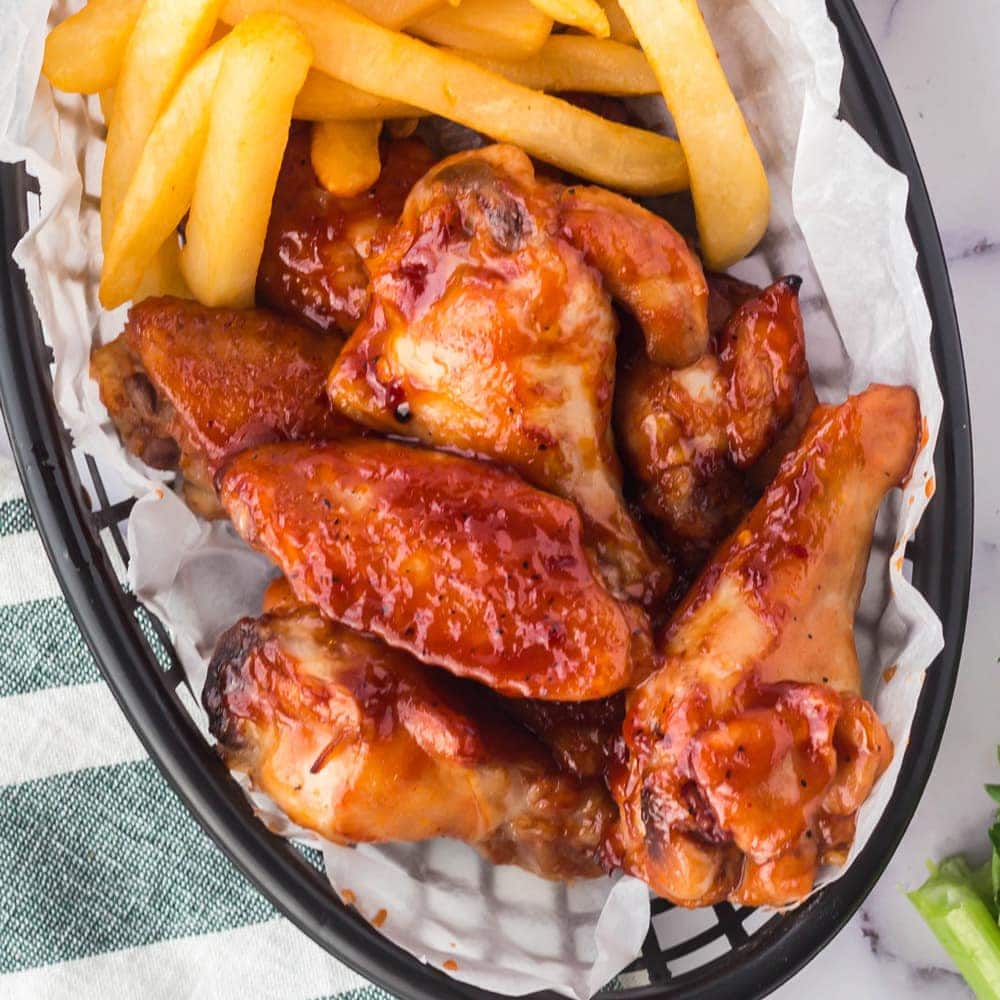 BBQ Slow Cooker Chicken Wings