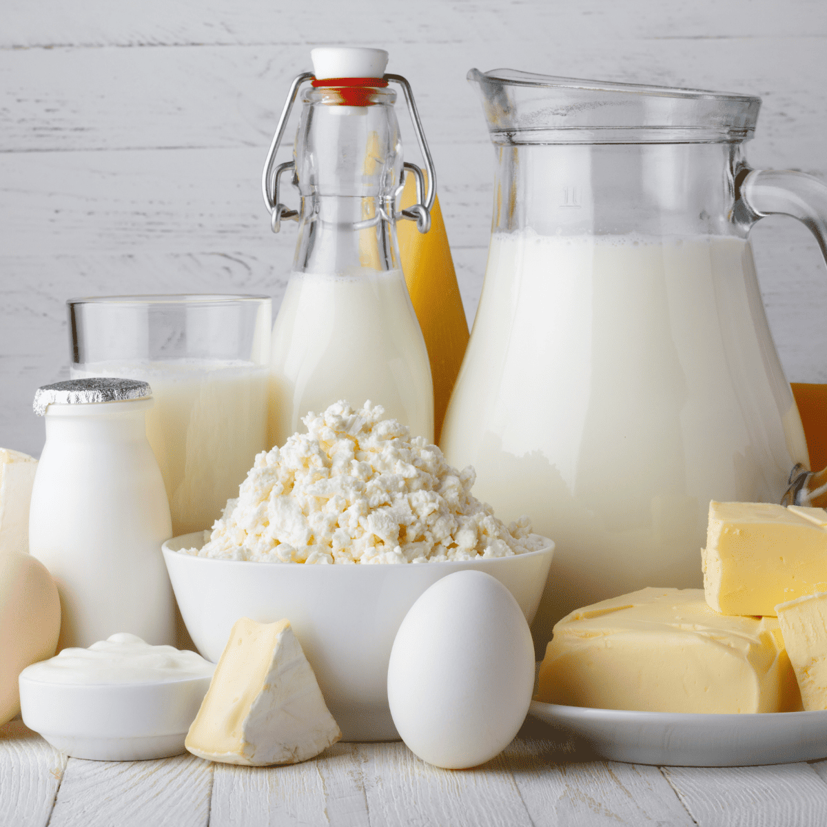 compilation of different dairy sources