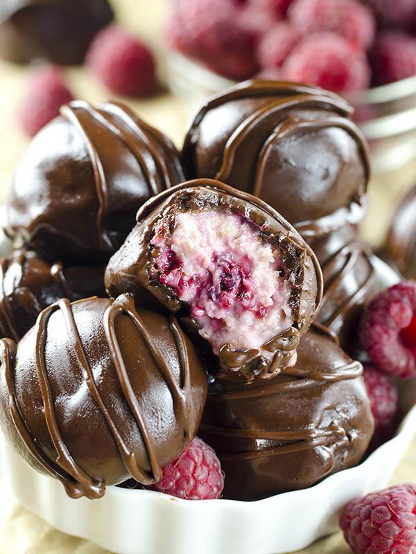 Raspberry Cheesecake Truffles | Valentine's Day Dessert Recipe
